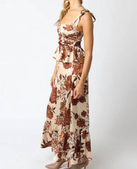 Olivaceous - Gracie Ruffle Dress