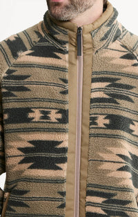 Jachs New York - Sherpa Jacquard Full Zip Jacket