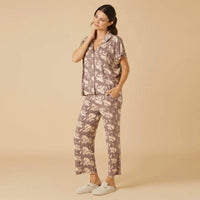 Softies - Caftan Top And Cropped Pant Set