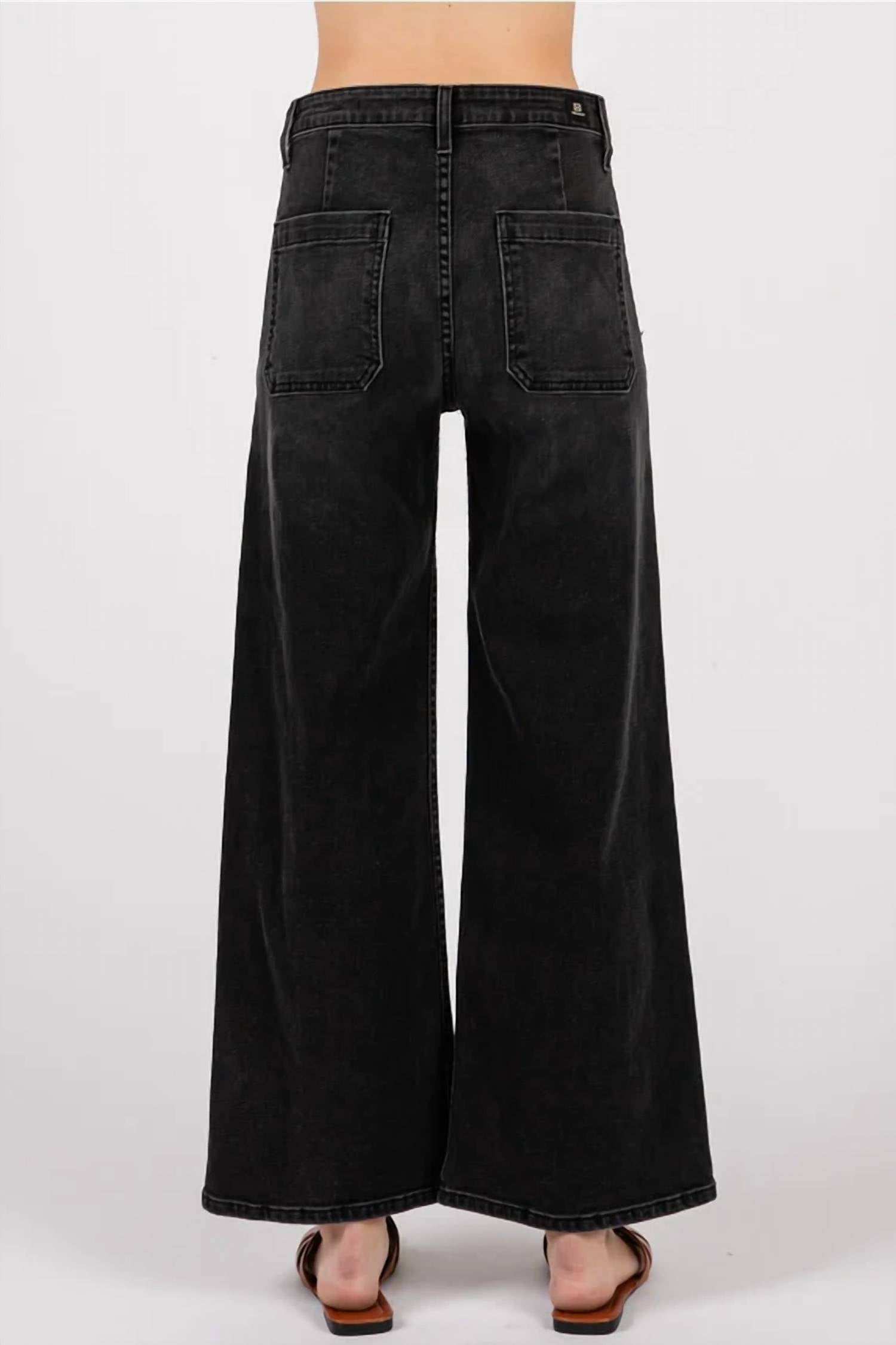 Letter To Juliet - Sailor Front Patch Pocket Jeans