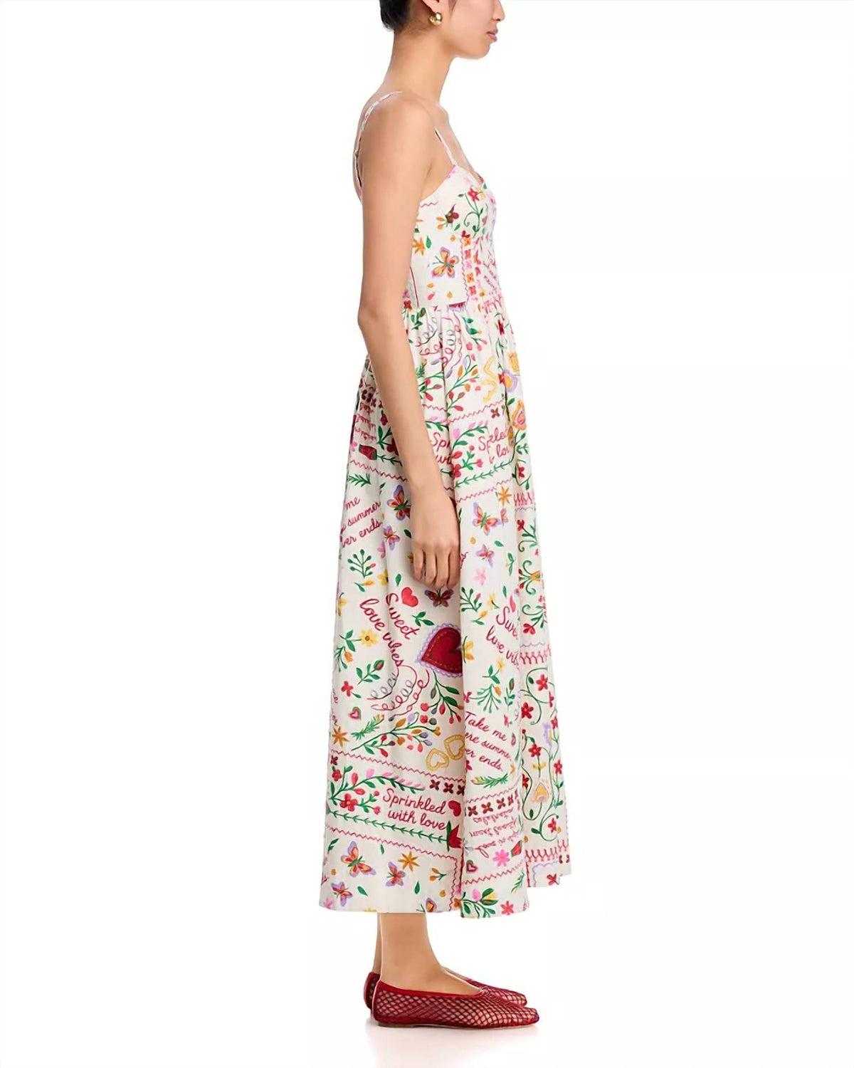 Moon River - Printed Midi Dress