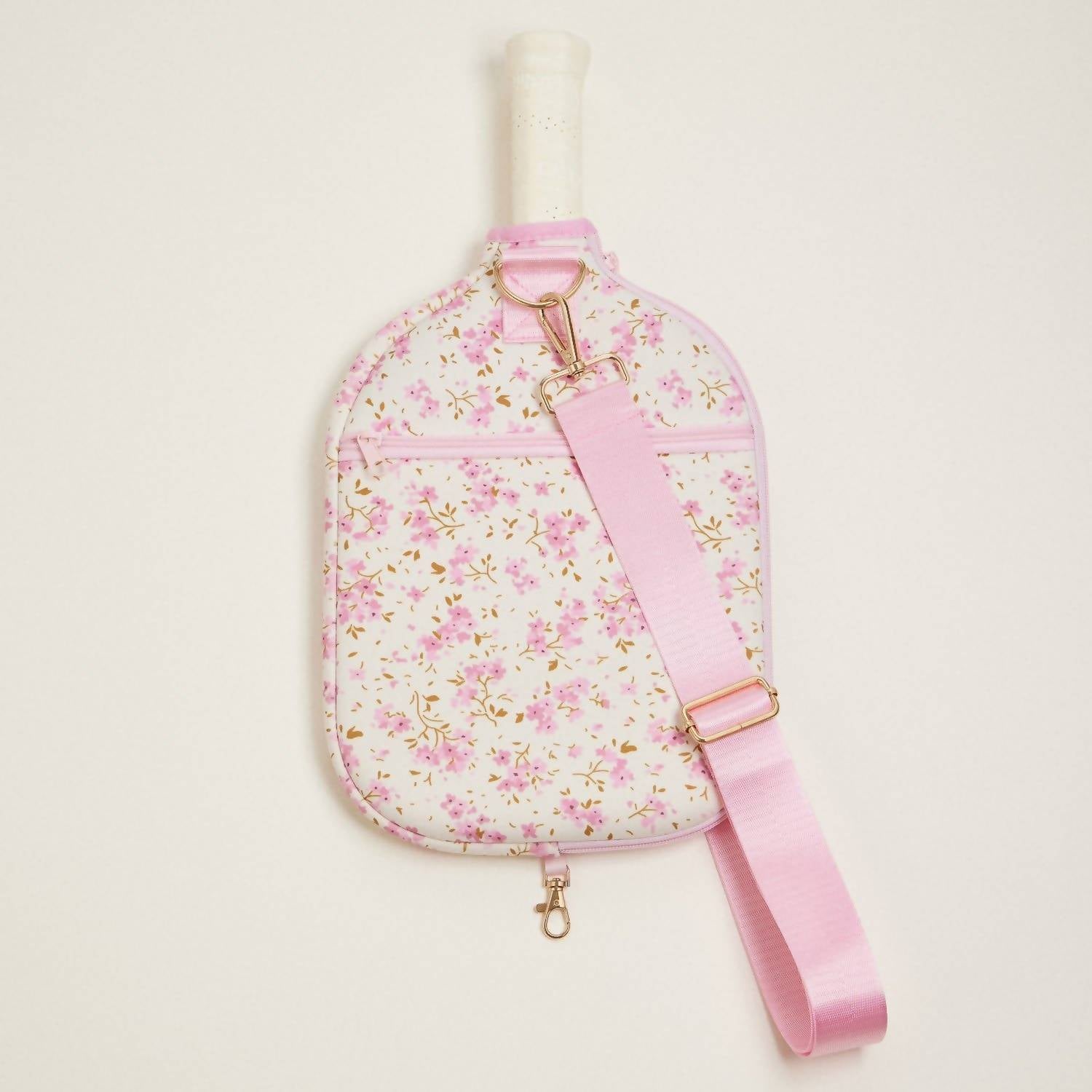 Stone & Stitch - Women's Boho Floral Neoprene Pickleball Paddle Bag