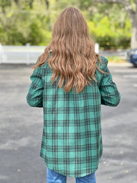 Adora - More Glam Less Grunge Flannel Top