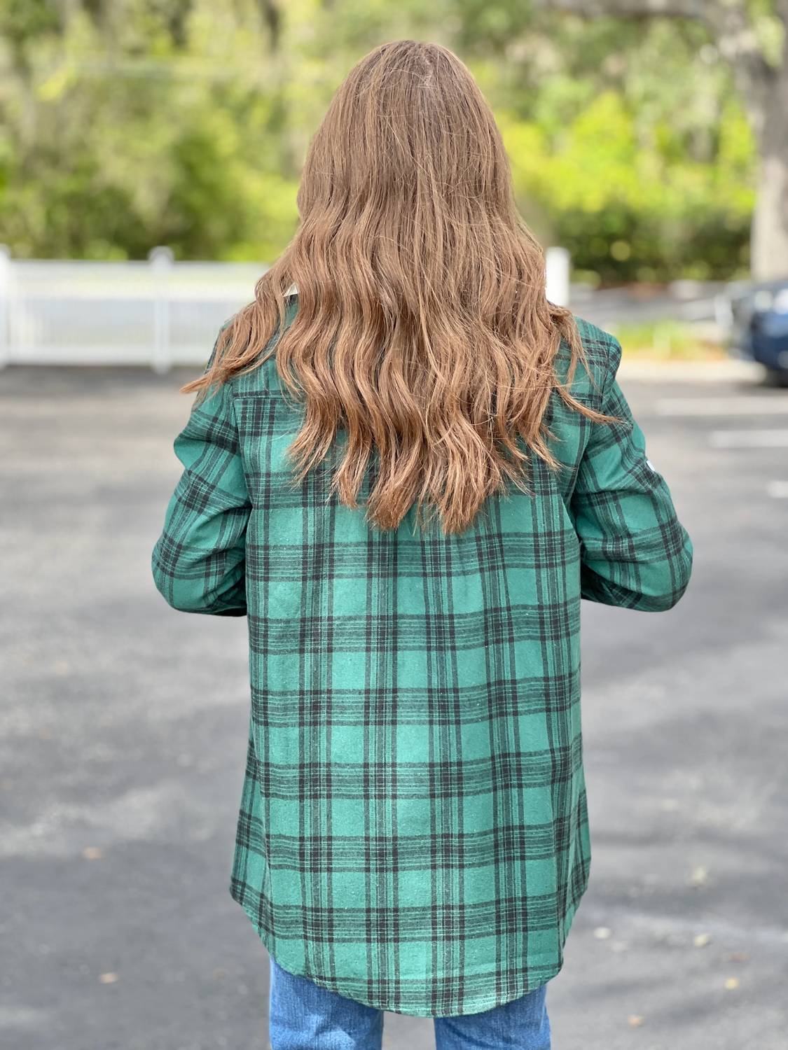 Adora - More Glam Less Grunge Flannel Top