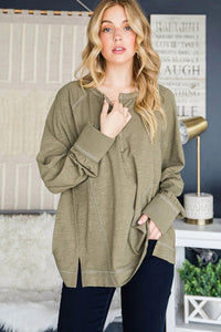 Cotton Bleu - Cotton Casual Top - Plus