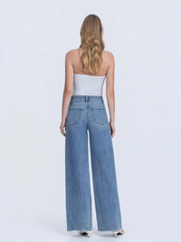 Flying Monkey - Super High Rise Wide Leg Denim