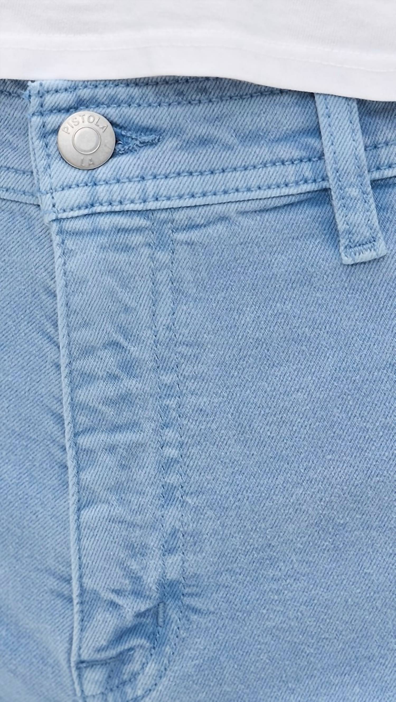 Pistola - Penny Crop High Rise Wide Leg Jeans