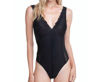 ASTR Austin Bodysuit in black - women's shirt