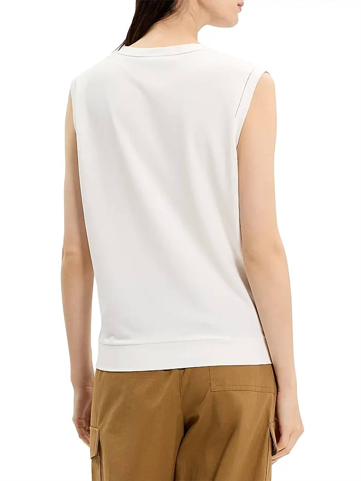 Theory - Open Trim Muscle Tee