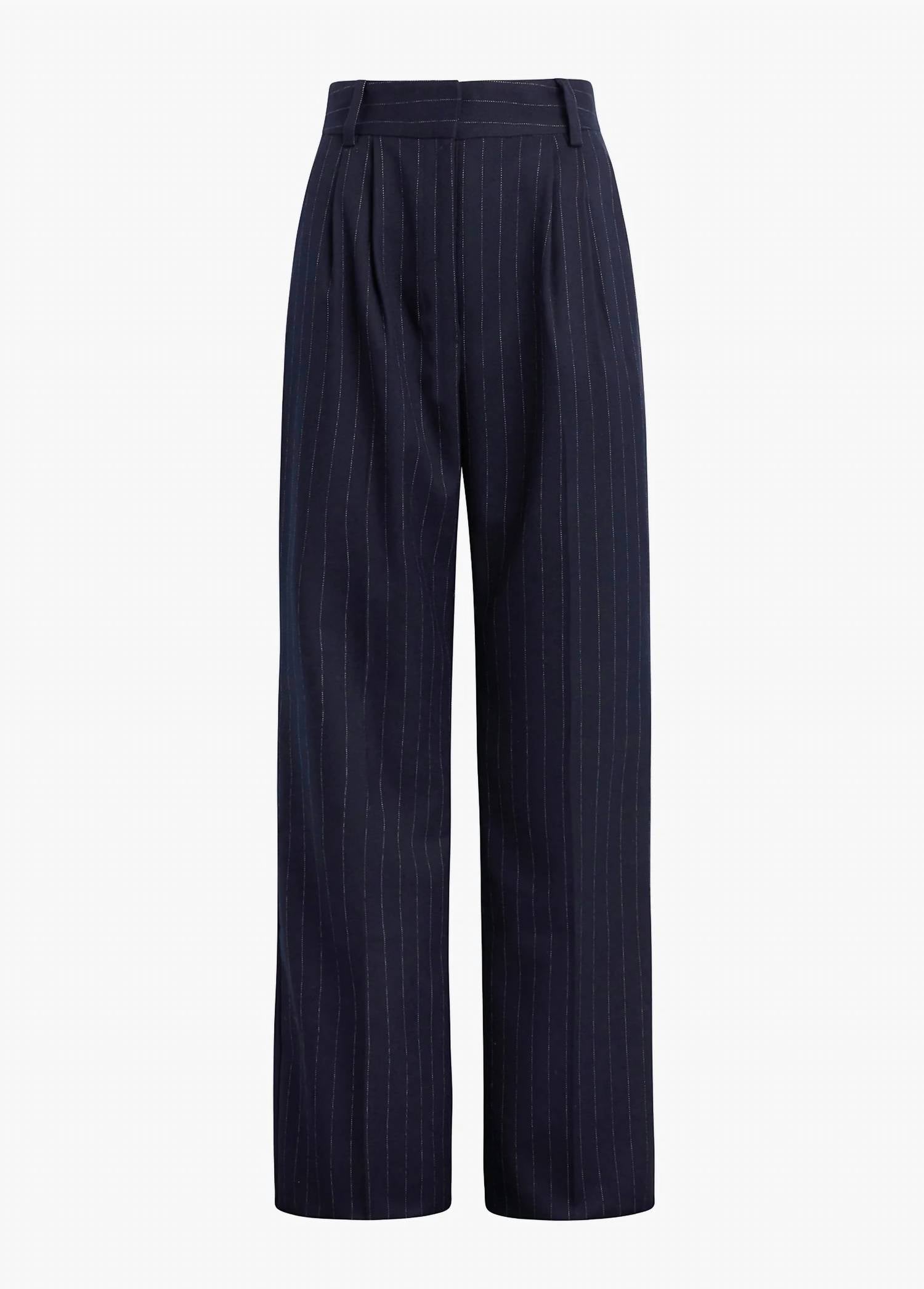 Favorite Daughter Favorite Wide Leg Pants in navy pinstripe - women's pants - view 4