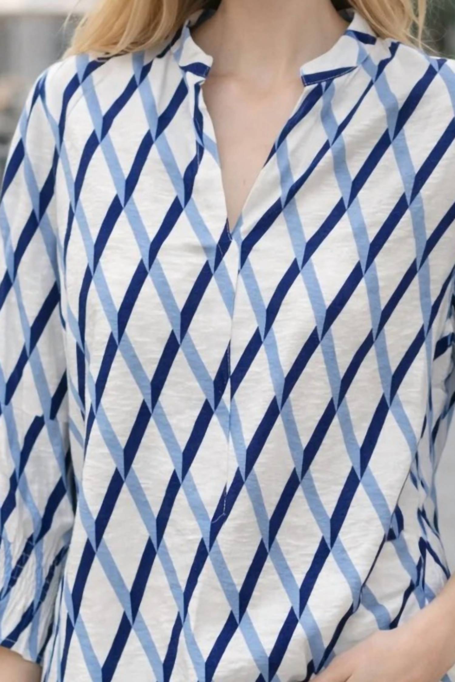 Boho Chic - Diamond Pattern Top
