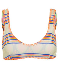 MAAJI Sunquest Classic Bralette Bikini Top in stamped blooms - women's swimwear - view 5