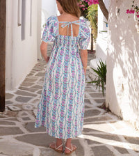 Pink City Prints - Elizabeth Midi Dress
