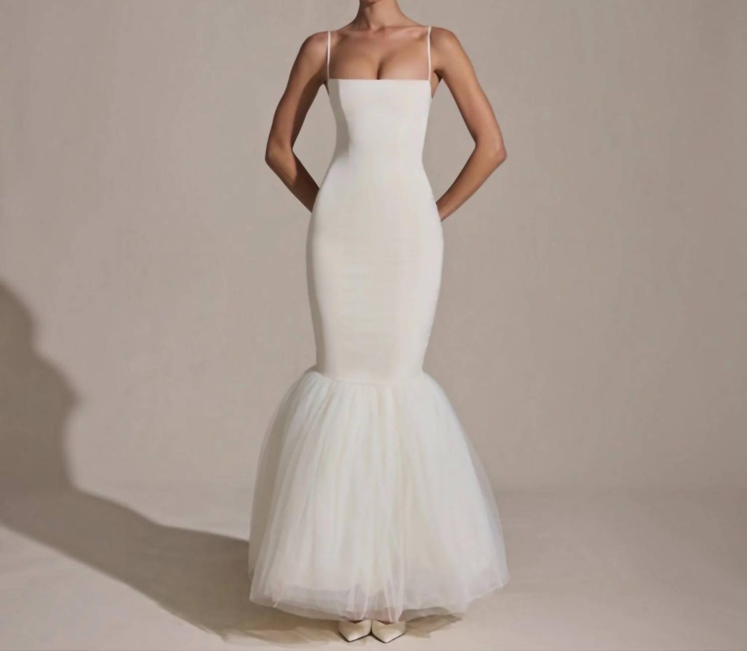 Oh Polly - Adelpha Tulle Hemfishtail Gown