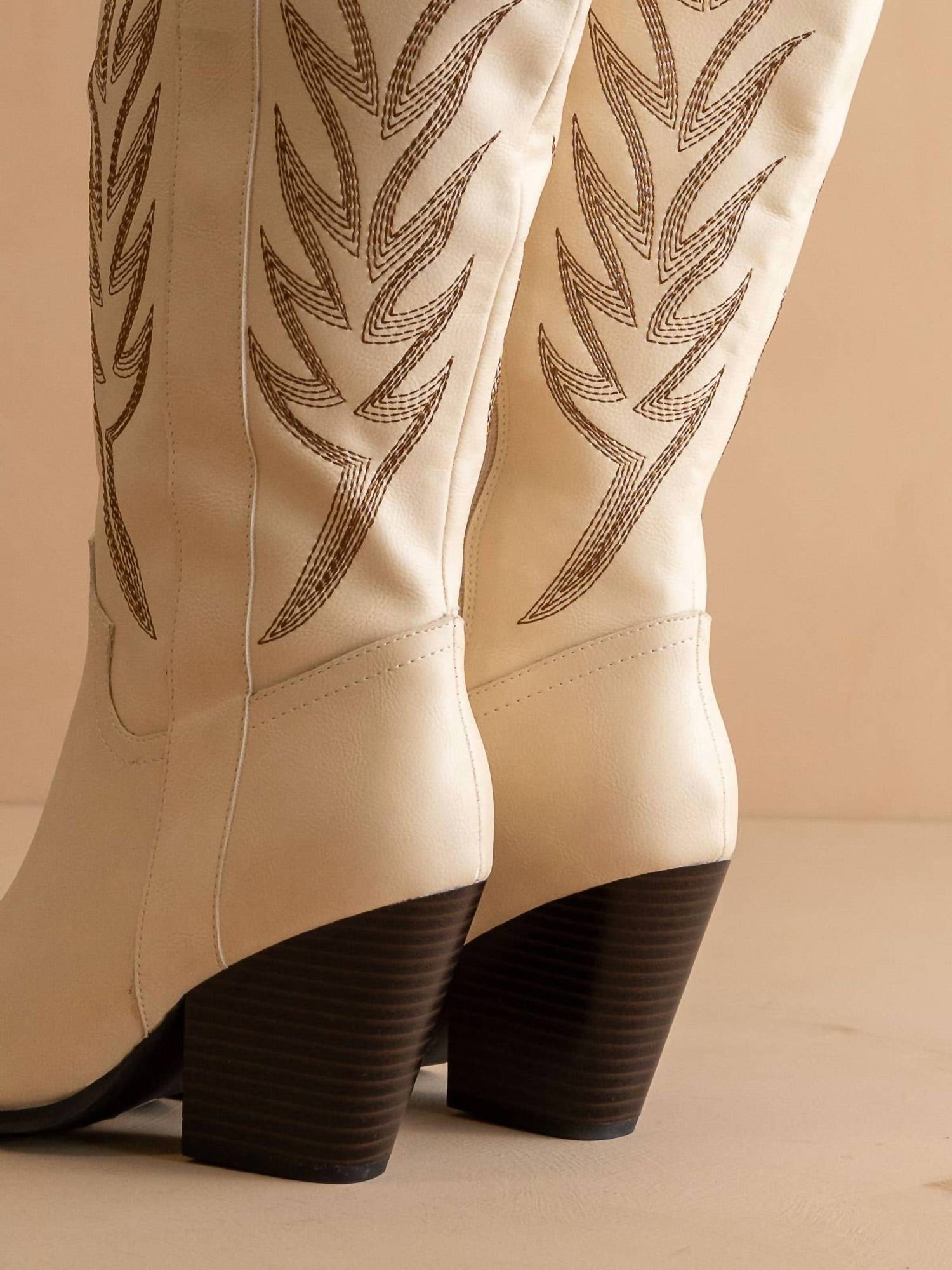 Oasis Society - Women's Wildflower Boots Knee High Cowboy Western Boot
