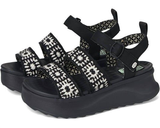 Hey Dude - Women's Delray Buckle Cottage Crochet Sandal