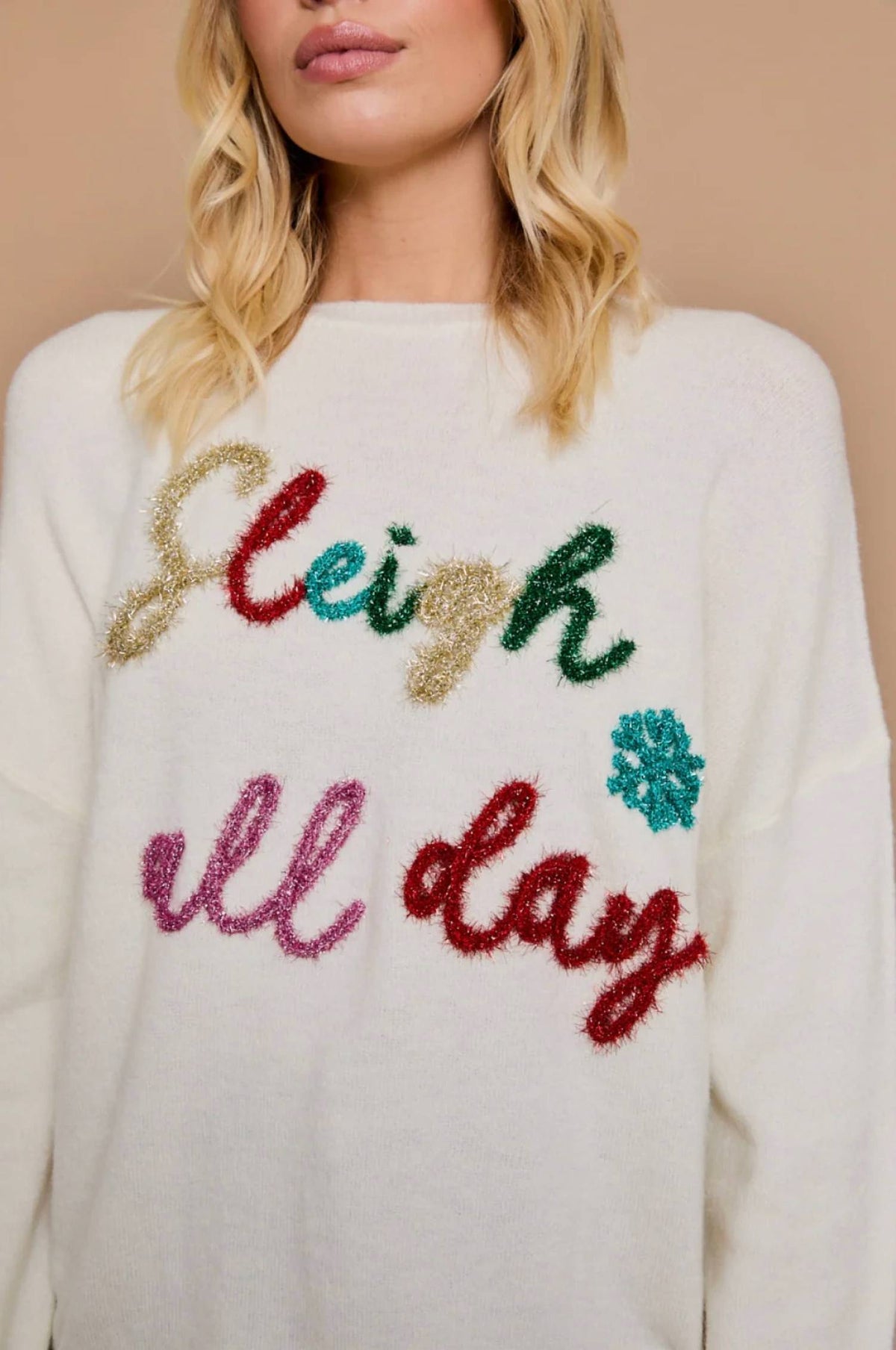 Le Lis - Sleigh All Day Tinsel Sweater