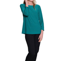 Multiples - Shimmer High-neck Knit Top