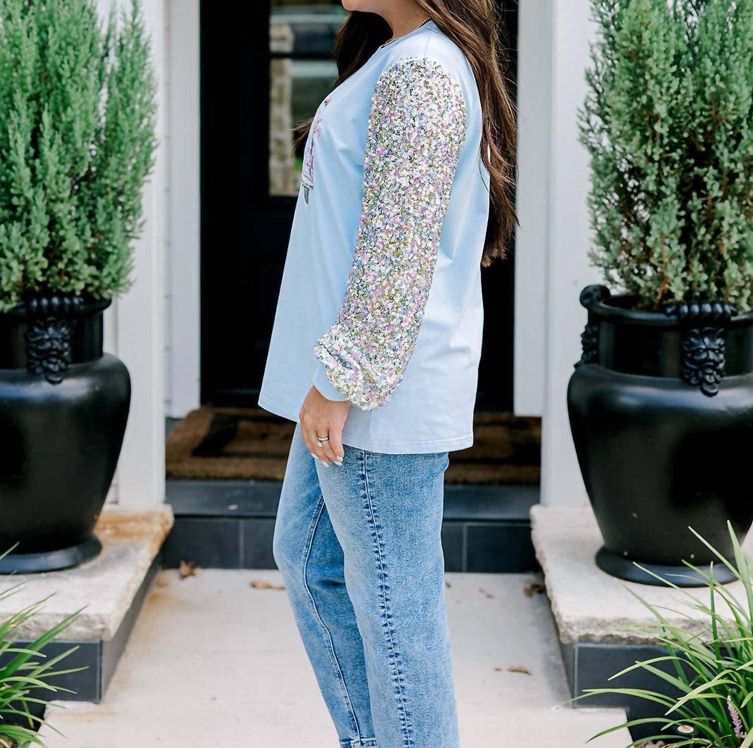 Layerz Clothing - Sparkle Long Sleeve Top
