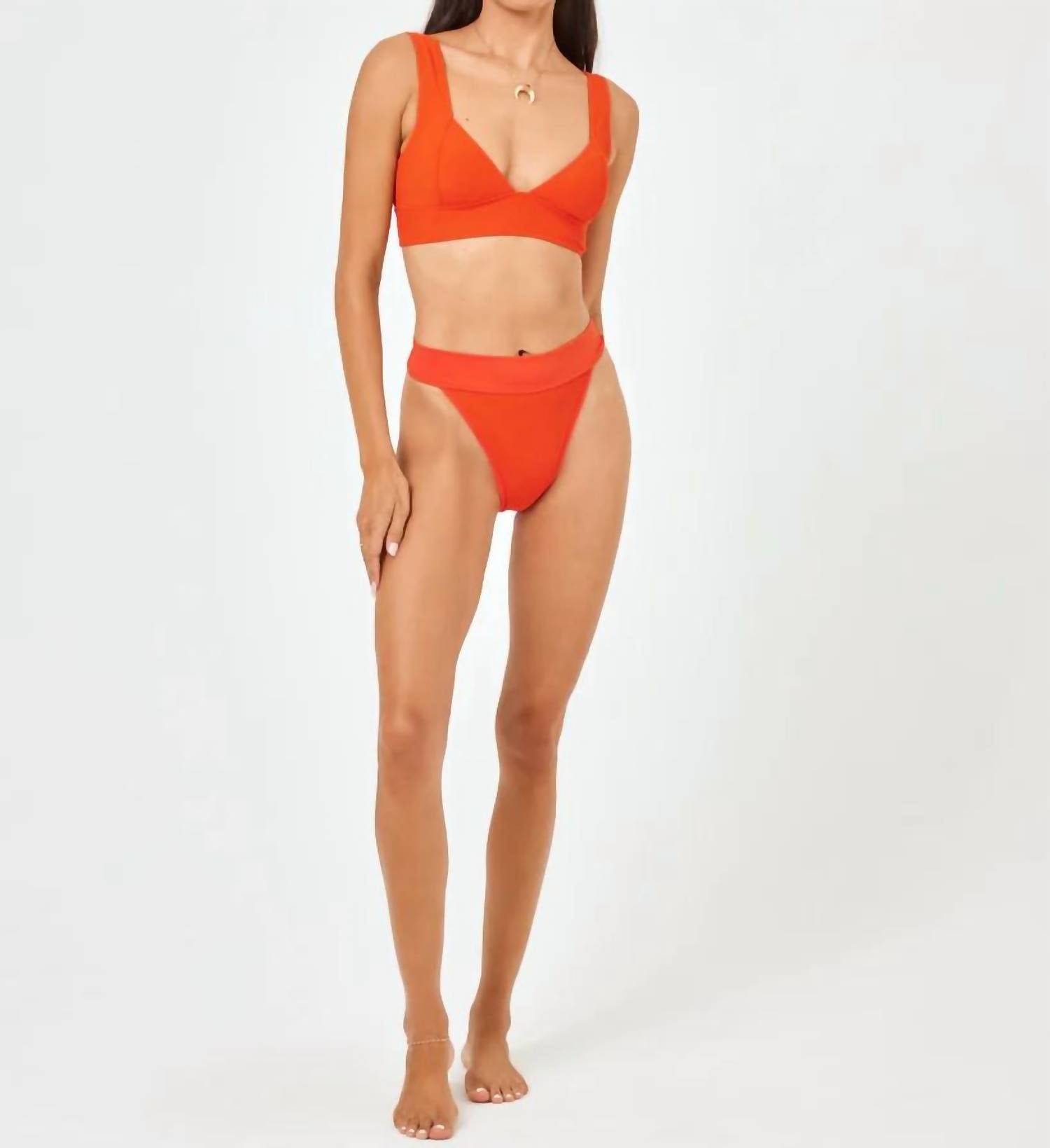 L*Space - Hailey Ribbed Swimsuit Top