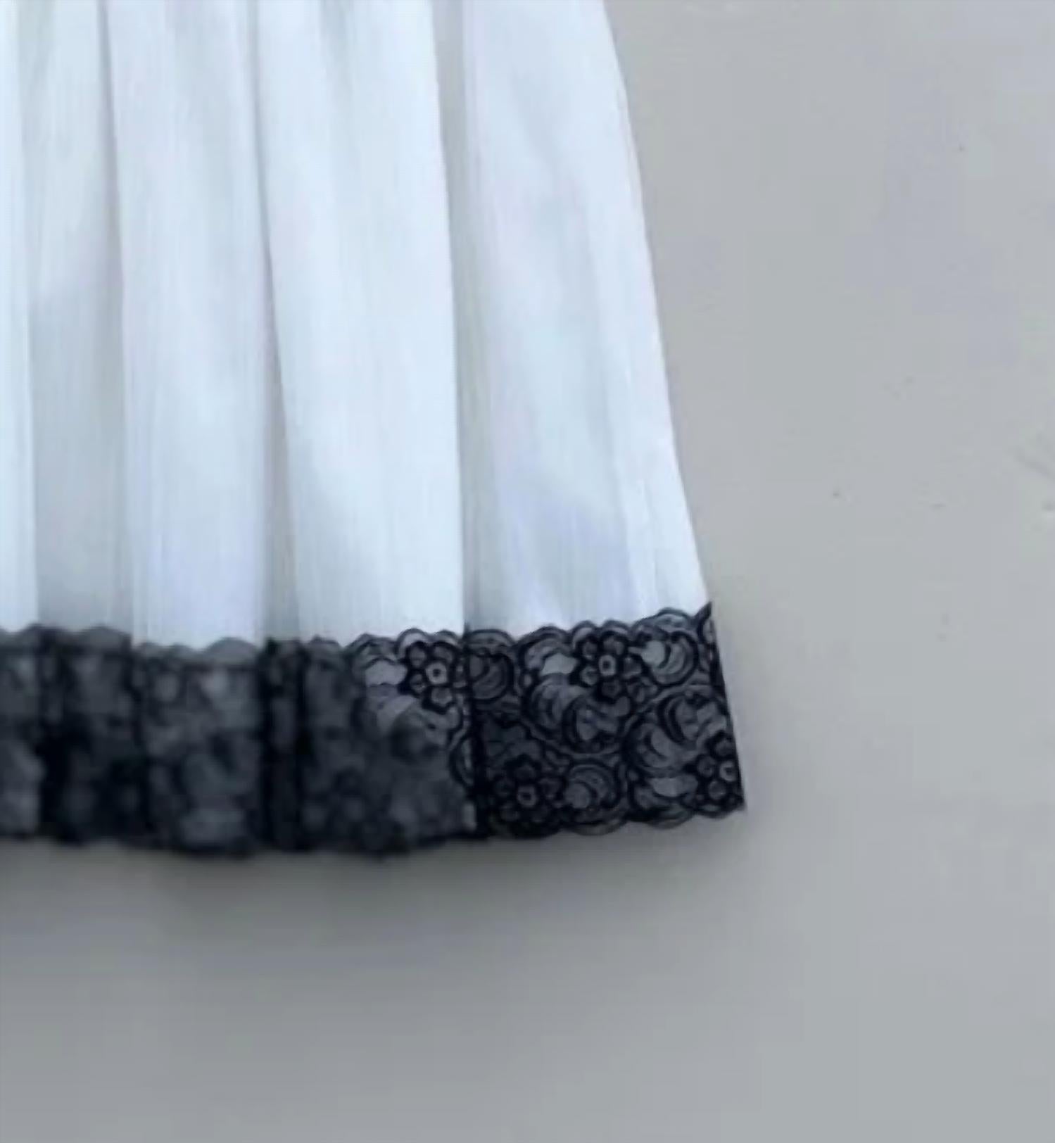 Mademoiselle Charlotte - Kid's Lace Trim Skirt