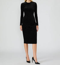 Steve Madden - Hailee Studded Velvet Dress