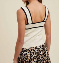 Wishlist - Contrast Sweater Tank Top