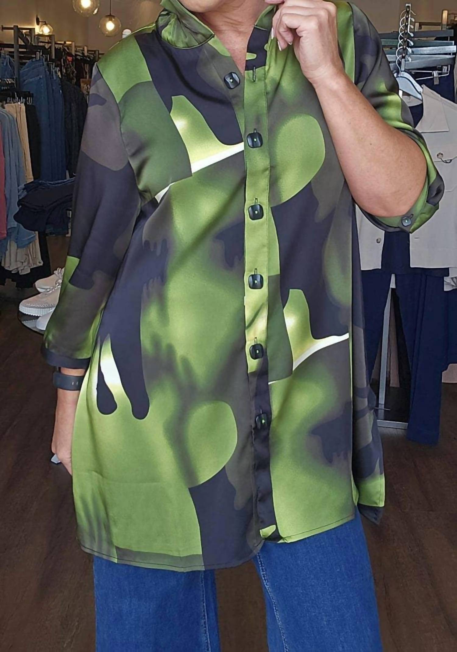 Lior - Envy Button Down Top