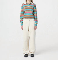 Guest In Residence - Cropped Stripe Rugby Sweater