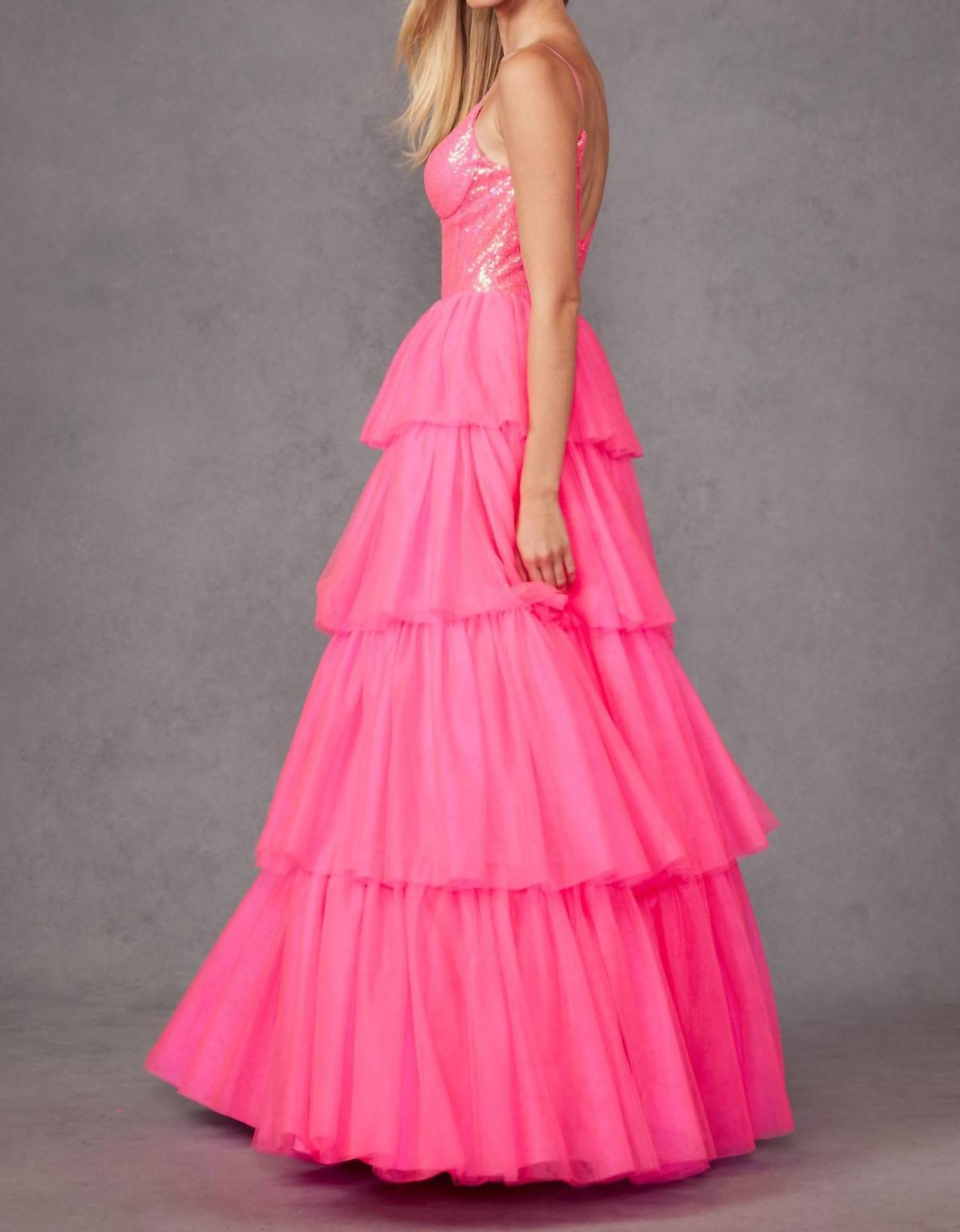 Juliet - Sleeveless A-line Ruffled Prom Dress
