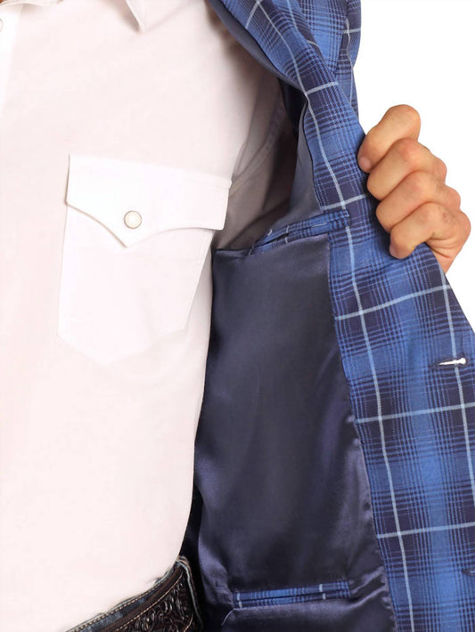 Panhandle - Plaid Western Blazer