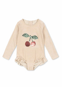 Konges Sløjd - Kid's Jade Sequin Cherry Swimsuit