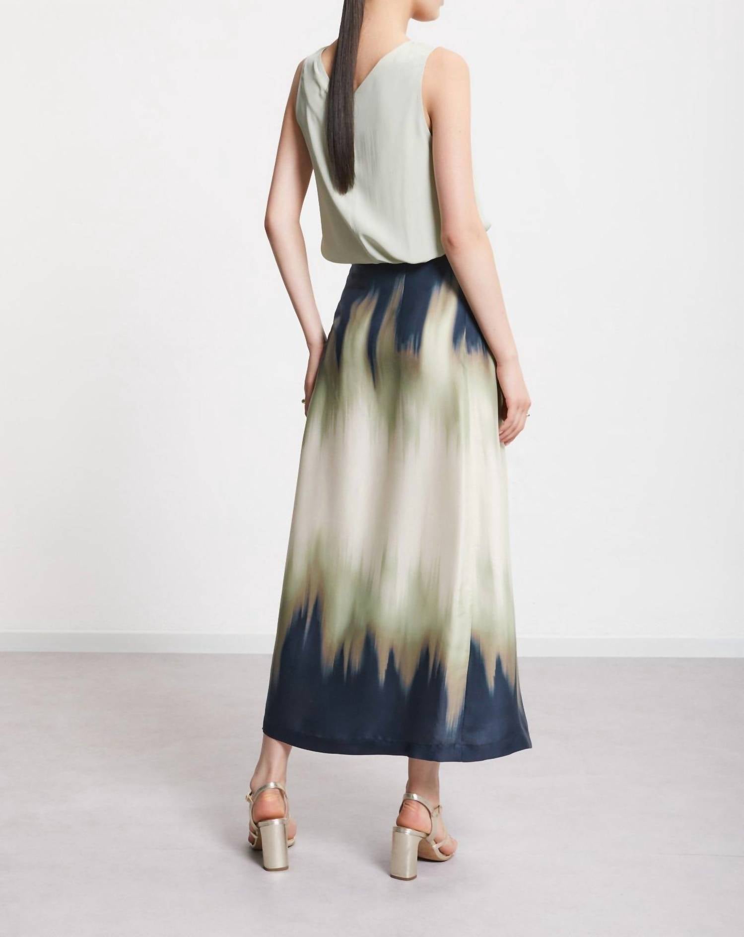 Ottod'Ame - Printed Viscose Long Skirt