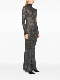 Balenciaga - Sparkled High Neck Maxi Dress