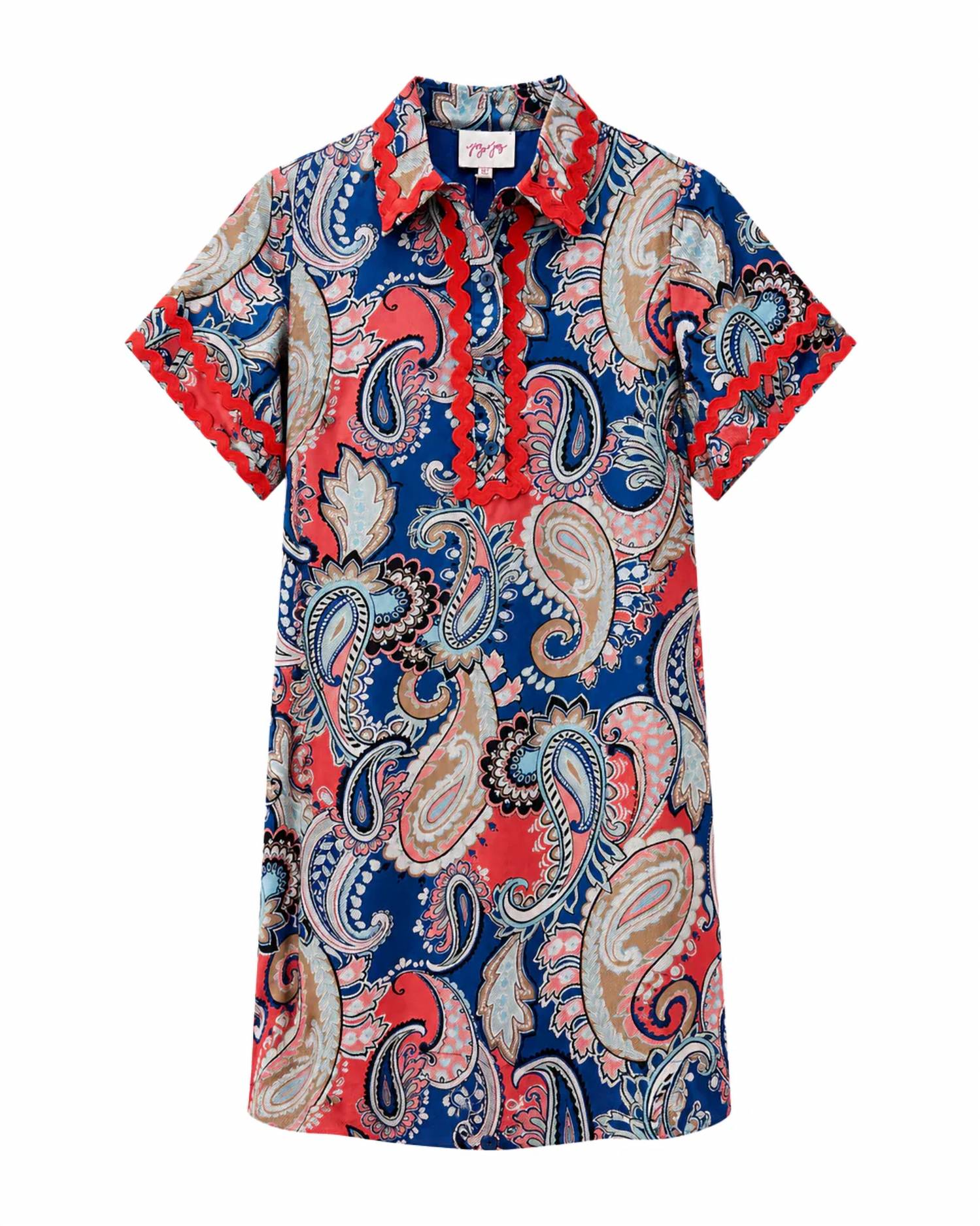 Joy Joy - Ric Rac Trim Mini Dress