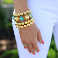 Gaby & Grace - Candace Gold Beaded Bracelet