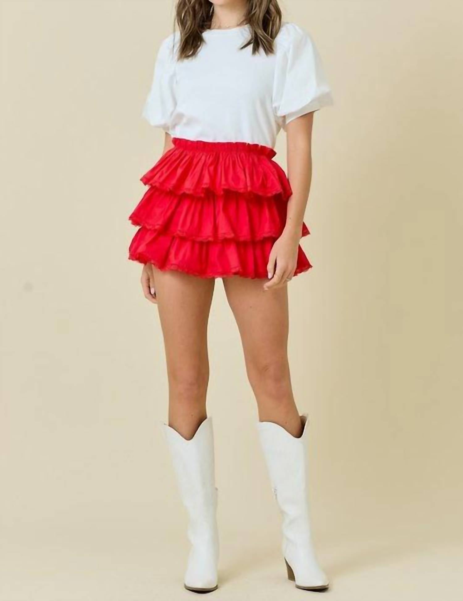 Day + Moon - Sydney Tiered Skort