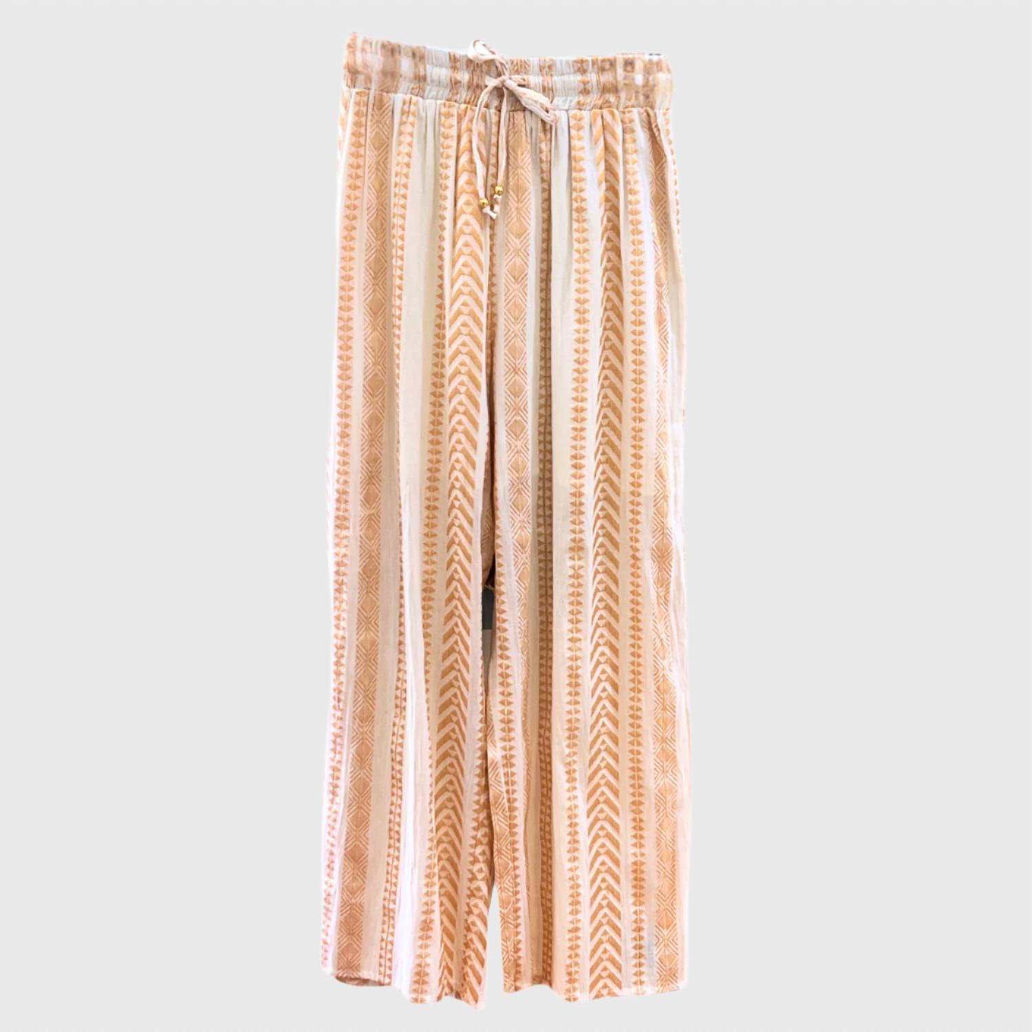 Paani - Embroidered Wide Leg Pants
