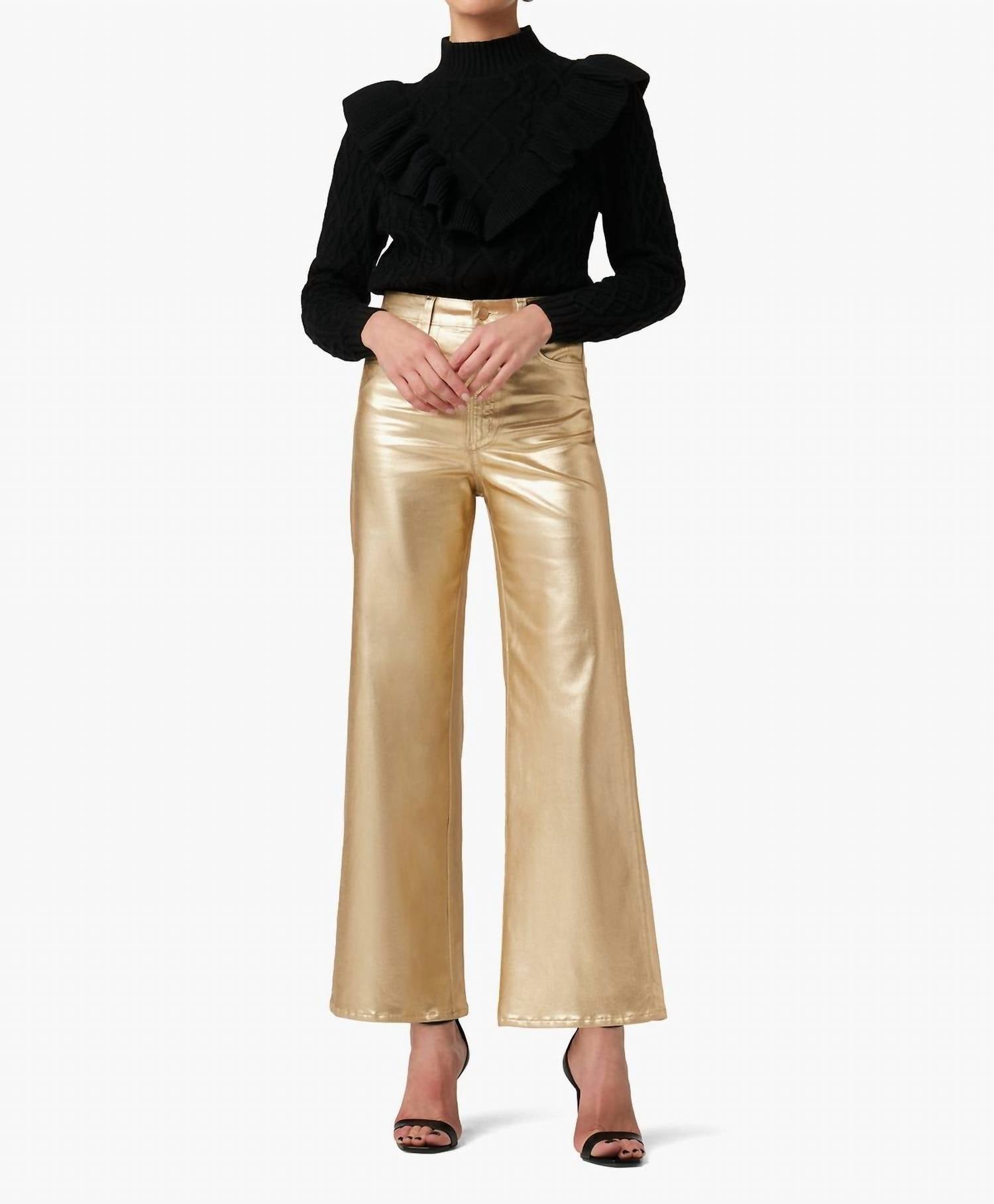Joe'S Jeans - Mia High Rise Wide Leg Ankle Jeans