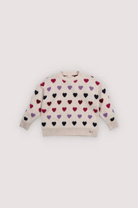 The New Society Cora Sweater in white - kids' sweater - view 4
