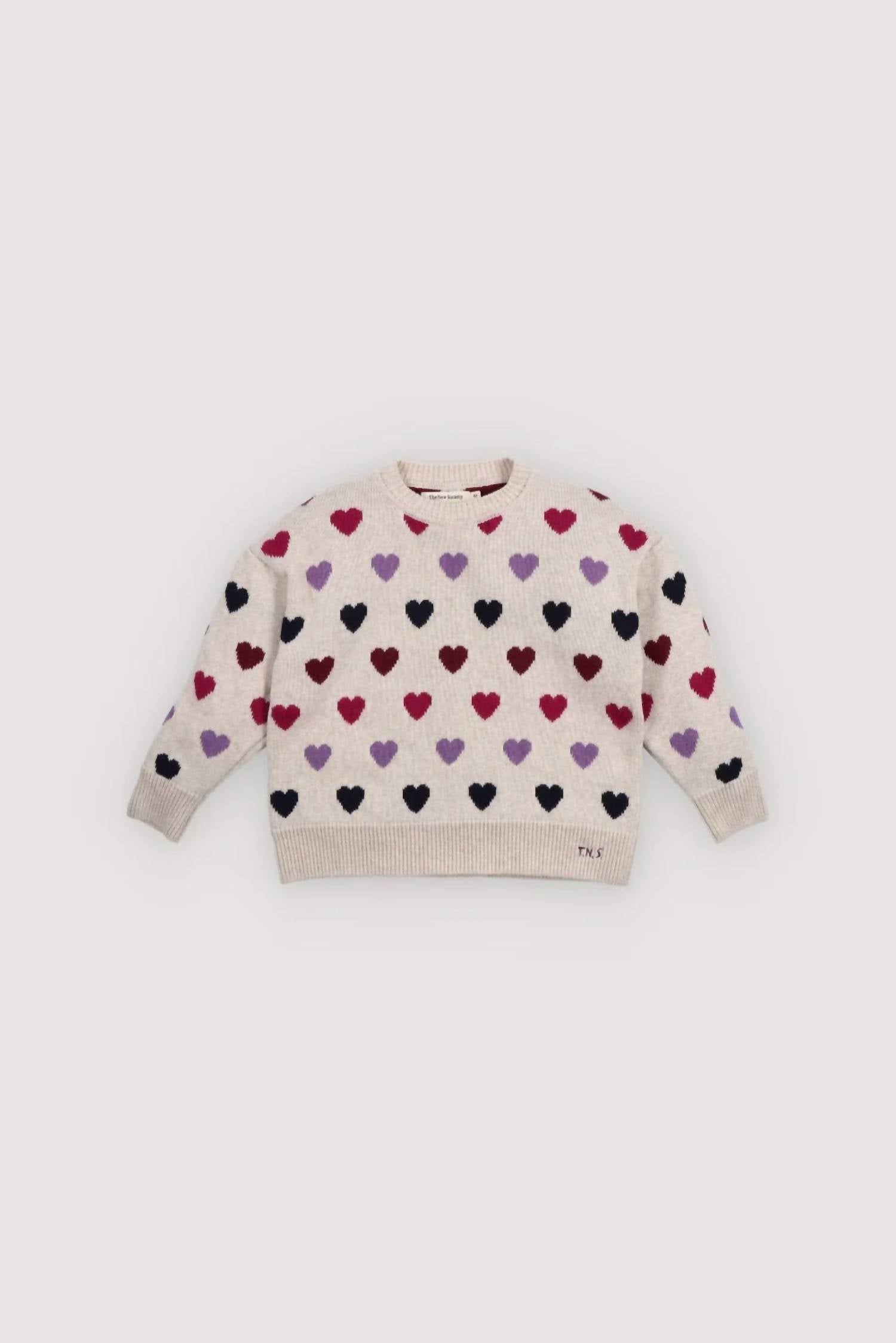 The New Society Cora Sweater in white - kids' sweater - view 4
