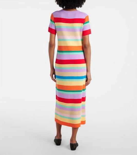 Rixo - Duster Stripe Midi Dress
