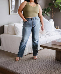 Yelete - Relevant Ribbed Seamless Reversible Tank Top - Plus