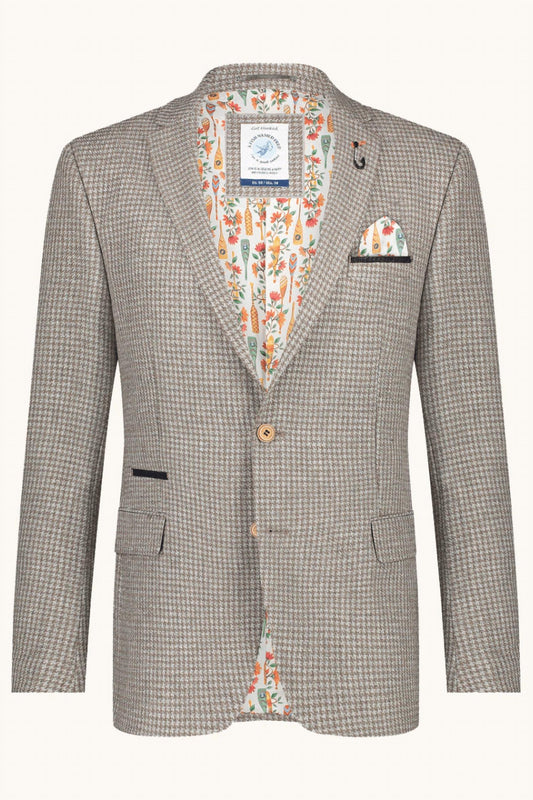 A Fish Named Fred - Men's Small Check Blazer