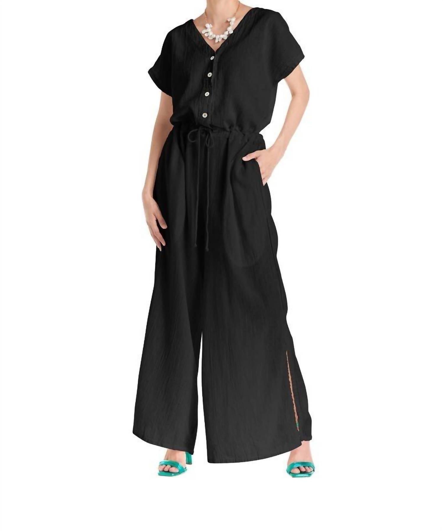 Oh My Gauze! - Mina Wide Leg Jumpsuit