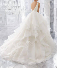 MORILEE Milly Wedding Dress in ivory 1 - women's dress - detail view