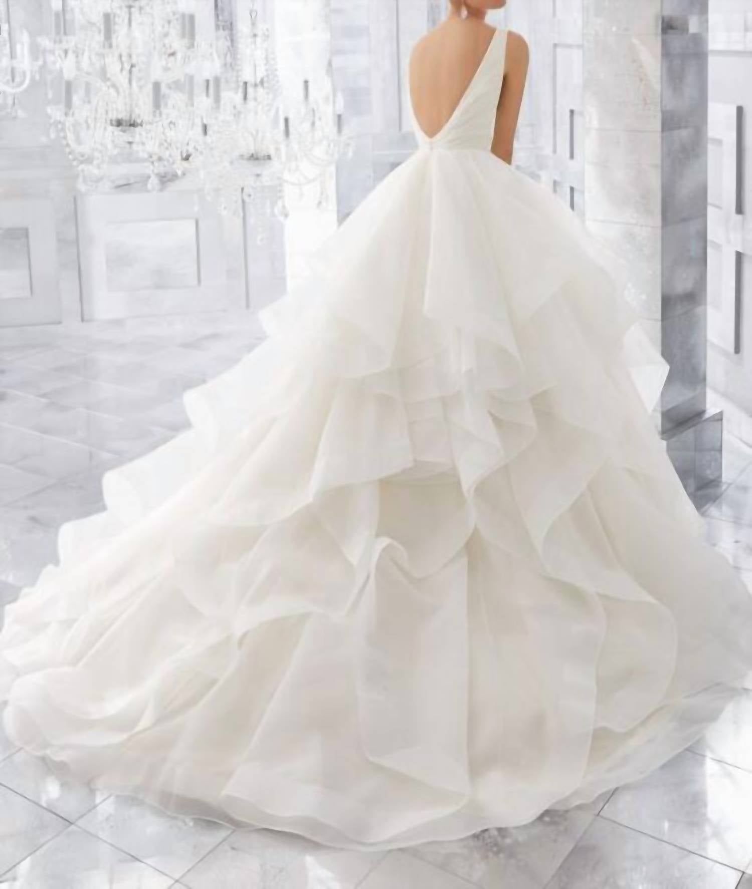 MORILEE Milly Wedding Dress in ivory 1 - women's dress - detail view