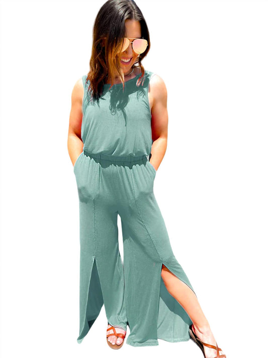 With Love, Molly - Dixie Double Splice Slouchy Jumpsuit