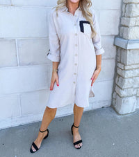 Dolcezza - Dani Midi Shirt Dress
