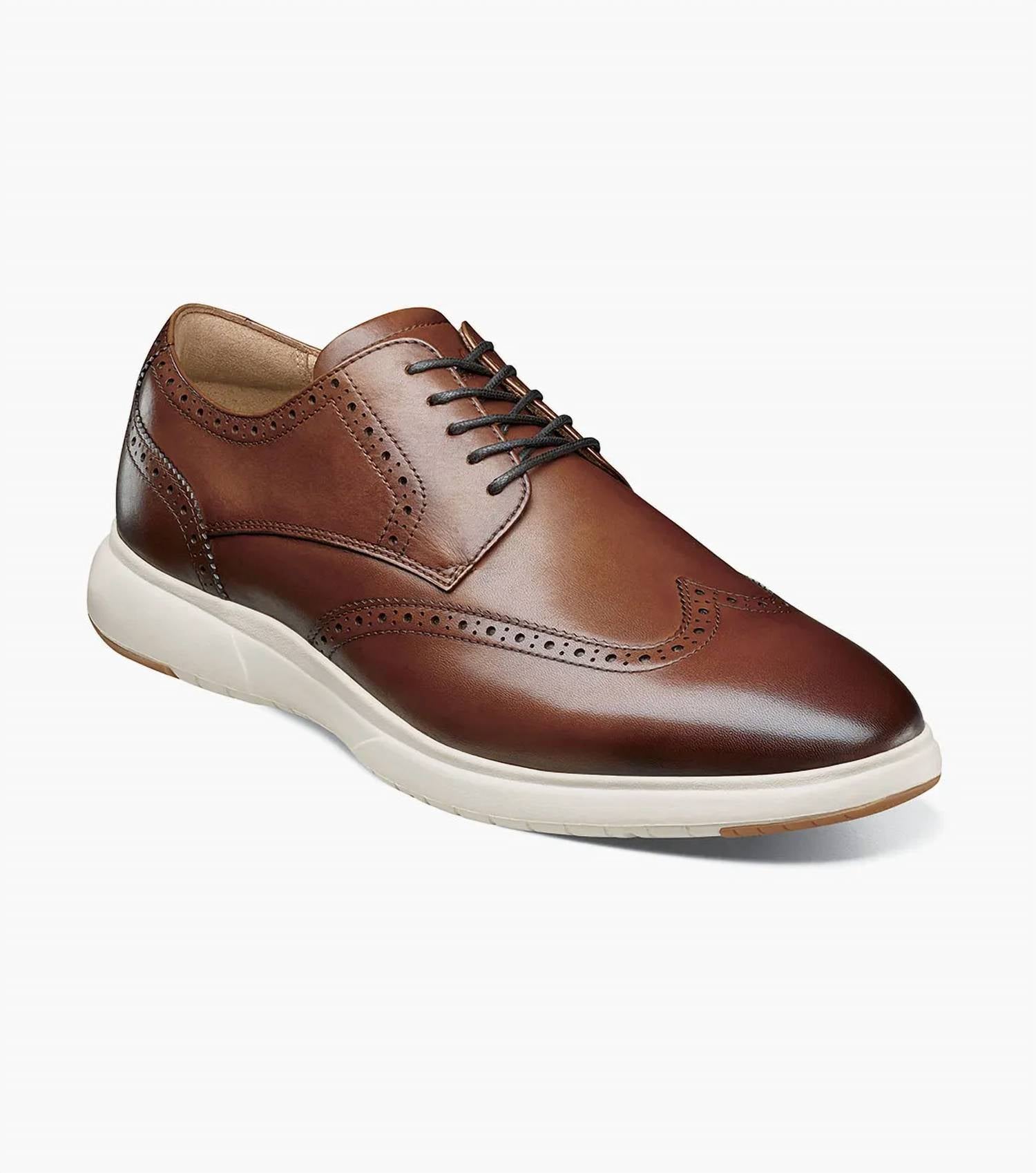 Florsheim - Men's Dash Wingtip Oxford Dress Shoes